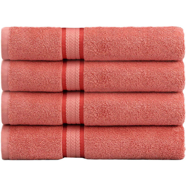 Latitude Run® Ultra Soft Oversized Bath Towels 4 Pack Extra Large